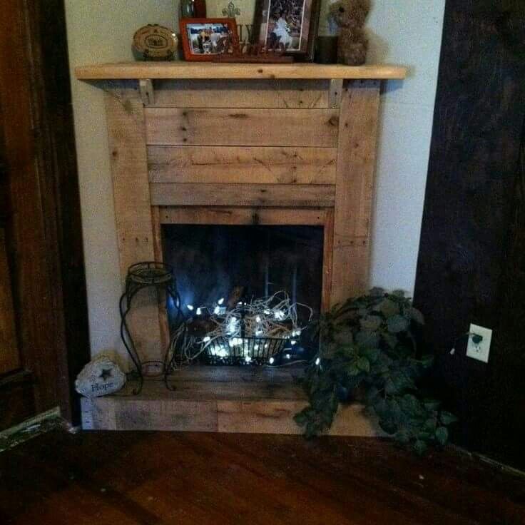 Build A Fake Fireplace Awesome Chimenea Pallets