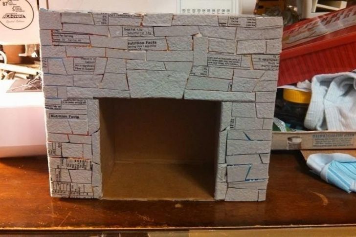 Build A Fake Fireplace Awesome How to Make A Fake Fireplace Out Of Cardboard