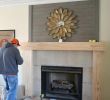 Build Fireplace Best Of Fireplace Makeover Wood Mantel Build Diy Weekend Project