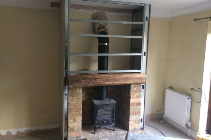 Build Wood Burning Fireplace Best Of Building A Fireplace Into An Existing Chimney