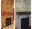 Building A Brick Fireplace Best Of How to Whitewash Brick & Build A Rustic Mantle