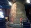Building A Brick Fireplace New Wood Burning Fireplace In the Center Of the Dining Room at