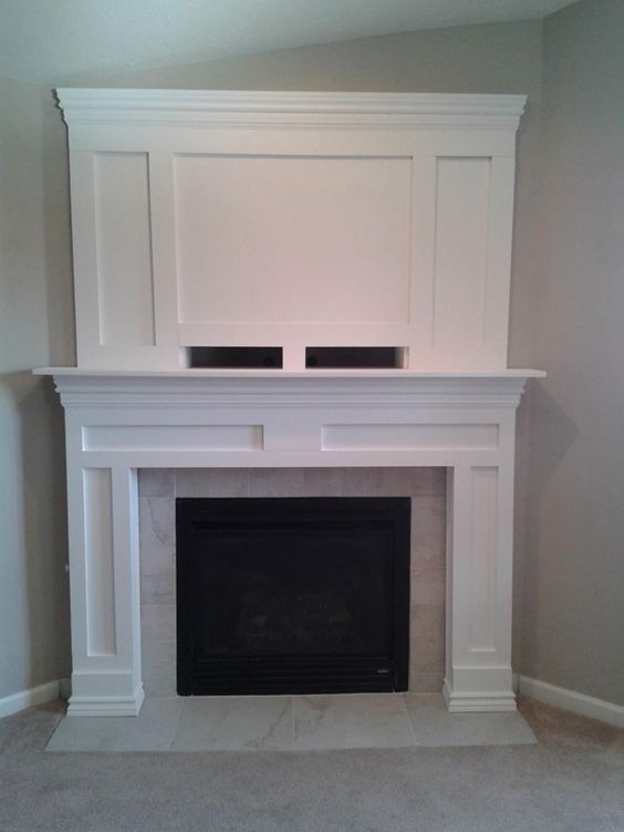 Building A Fireplace Mantel Elegant Diy Fireplace Makeover Home