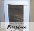 Building A Fireplace Mantel Fresh No Fireplace Mantel No Problem Build Your Own