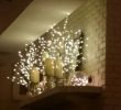 Building A Fireplace Mantel New Ocean House Fireplace Mantel with Holiday Lights Picture