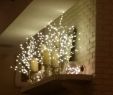 Building A Fireplace Mantel New Ocean House Fireplace Mantel with Holiday Lights Picture
