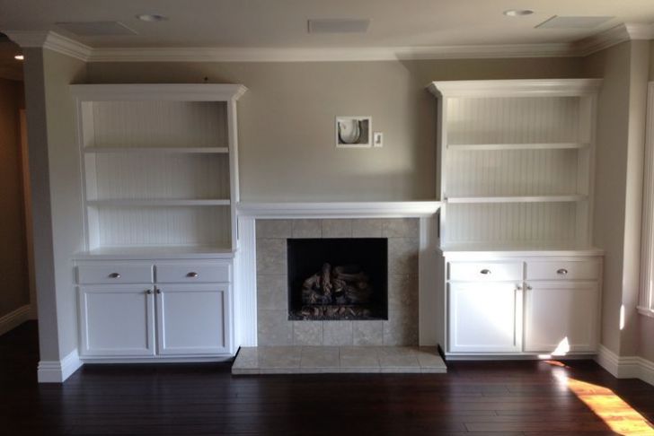 Built In Bookcases Around Fireplace Elegant Built In Shelves Around Fireplace