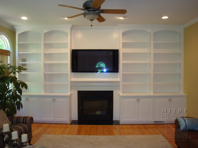 Built In Cabinets Around Fireplace Elegant Fireplace with Built Ins