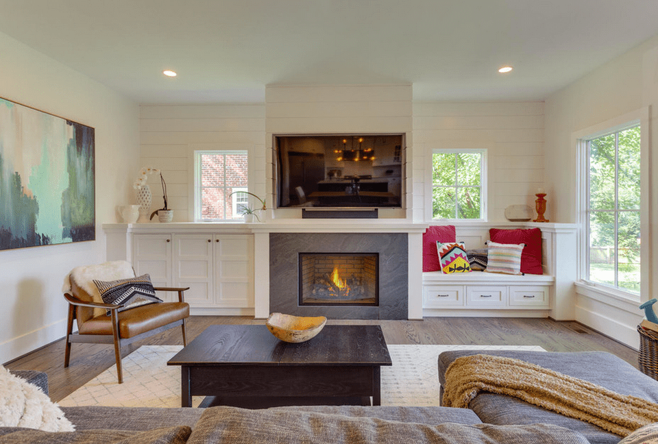 Built In Cabinets Around Fireplace Inspirational Beautiful Living Rooms with Built In Shelving