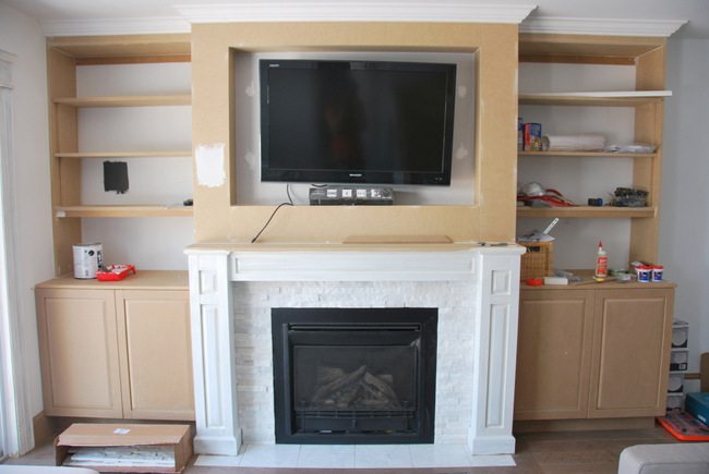 Fireplace With Built In Bookshelves &ZC05 – Roc munity fireplace built in shelving 9 via the sweetest digs