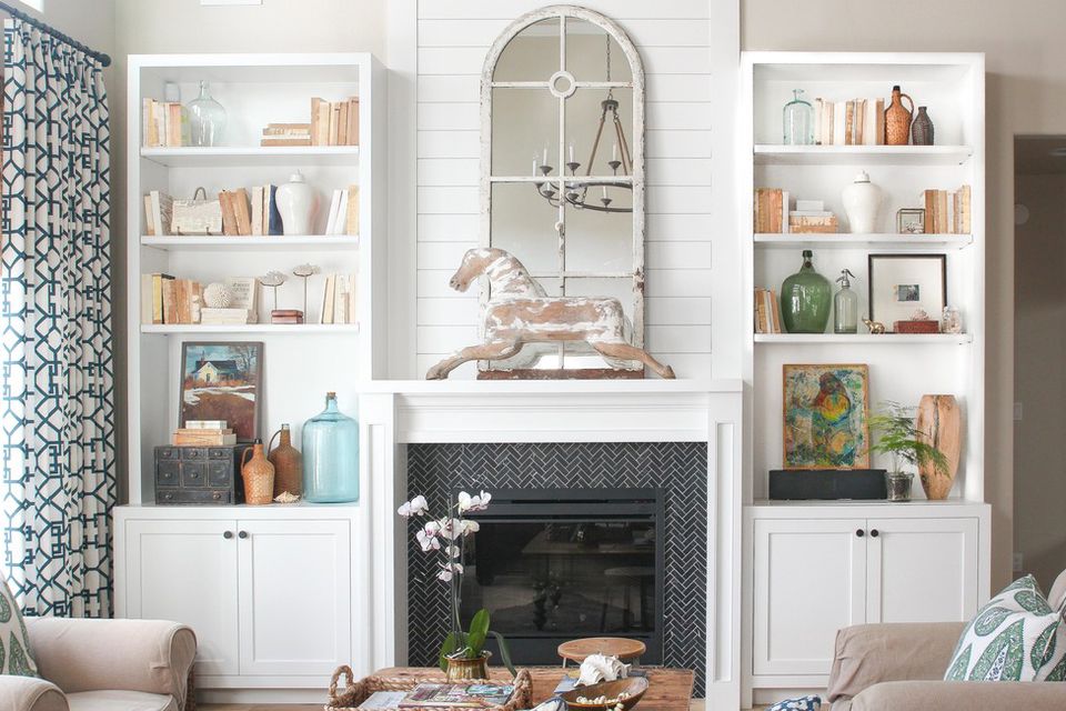 Built Ins Around Fireplace Cost Beautiful 25 Beautifully Tiled Fireplaces