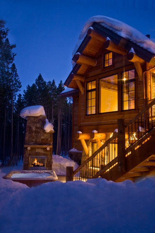 Cabin with Hot Tub and Fireplace Near Me Lovely 62 Best Snowy Hot Tub Wonderment Images