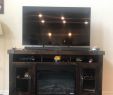 Cabinets Next to Fireplace Beautiful Rustic Tv Stand and Electric Fireplace