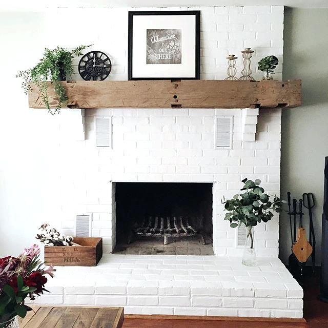 Can You Paint A Brick Fireplace Beautiful White Brick Fireplace It Only took A Few Years to Convince