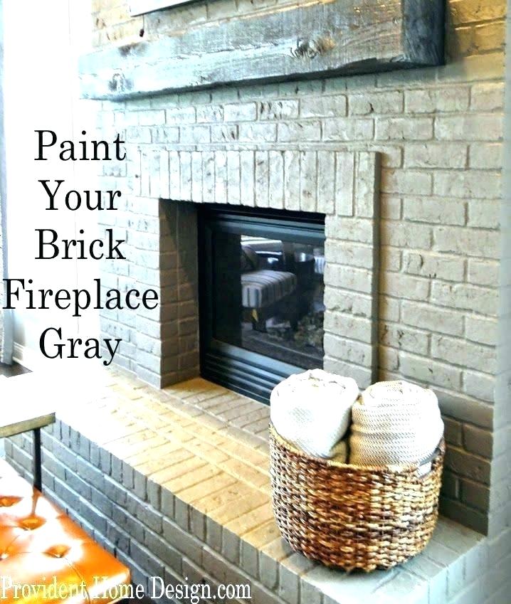 Can You Paint A Brick Fireplace Fresh Gray Fireplace Mantel – Cocinasaludablefo