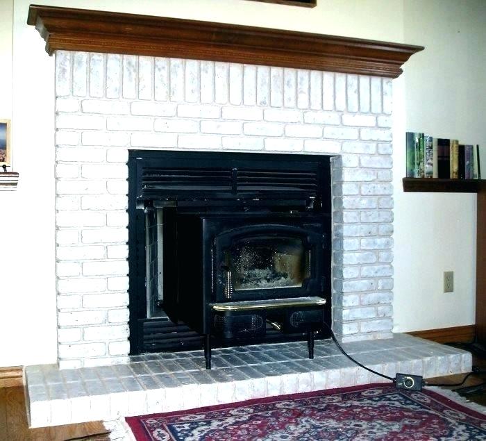 red brick fireplace makeover ideas uk gray painting before stone