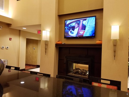 Can You Put A Tv Above A Fireplace Unique Awesome Tv Above the Fireplace Love the High top Table and