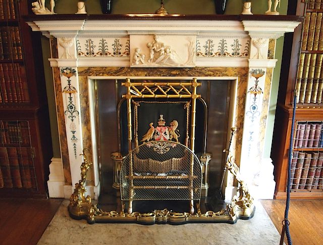 Carrara Marble Fireplace Fresh Fireplace In Benjamin Disraeli S Library at Hughenden Manor