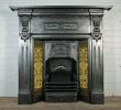 Cast Iron Fireplace Insert Awesome Antique Late Victorian Cast Iron Bination Fireplace with
