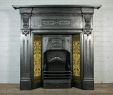 Cast Iron Fireplace Insert Awesome Antique Late Victorian Cast Iron Bination Fireplace with