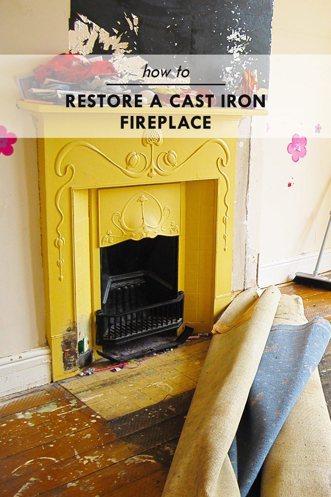 Cast Stone Fireplace Mantle Luxury How to Restore A Cast Iron Fireplace