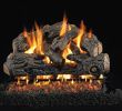 Ceramic Fireplace Logs New Peterson Real Fyre 24" Charred northern Oak Vented Gas Log