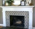 Ceramic Tile Fireplace Fresh Tile A Fireplace Love the Fireplace Tile and Layered Mirror