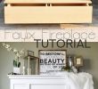 Chalk Paint Fireplace Luxury Faux Fireplace with Hidden Storage Kreatives