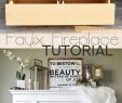 Chalk Paint Fireplace Luxury Faux Fireplace with Hidden Storage Kreatives