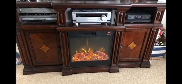 Cherry Electric Fireplace Luxury Electric Fireplace Cherry Entertainment Center