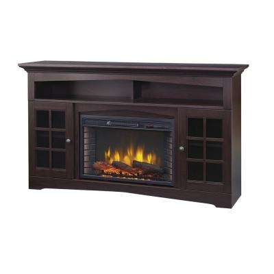 Cherry Wood Fireplace Tv Stand Beautiful Avondale Grove 59 In Tv Stand Infrared Electric Fireplace In Espresso