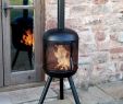 Chiminea Outdoor Fireplace Beautiful Extra Large Garden Chimenea Patio Fire Pit Heat Party