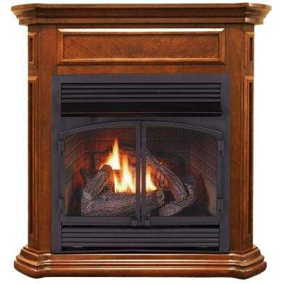 Chimneyless Fireplace Lovely 44 Inch Full Size Ventless Dual Fuel Fireplace In Apple Spice Finish with Remote Control