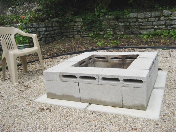 Cinderblock Outdoor Fireplace Luxury I Built A Fire Pit and You Can too My Future Home