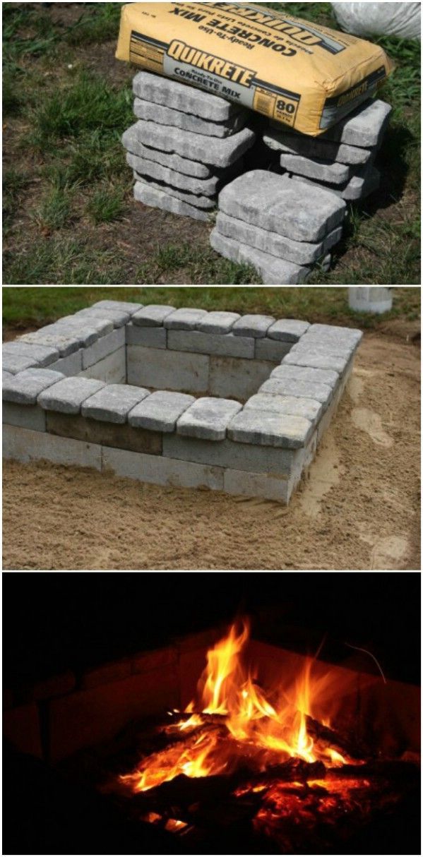 Cinderblock Outdoor Fireplace New 15 Outstanding Cinder Block Fire Pit Design Ideas for