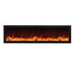 Classic Flame Electric Fireplace Elegant Amantii Panorama Slim 60″ Built In Indoor Outdoor Electric