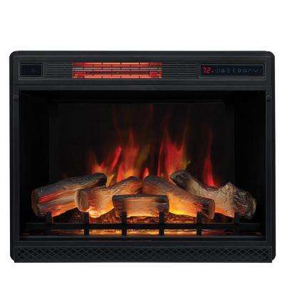 28 in Ventless Infrared Electric Fireplace Insert with Safer Plug classic flame electric fireplace inserts 28ii042fgl 64 400 pressed