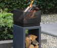 Clay Outdoor Fireplace Best Of Cagliari Square Clay Fibre & Metal Fire Pit