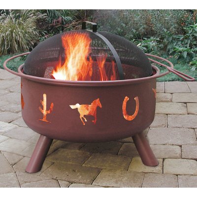 Clay Outdoor Fireplace Inspirational Landmann Big Sky Western Steel Wood Burning Fire Pit Finish