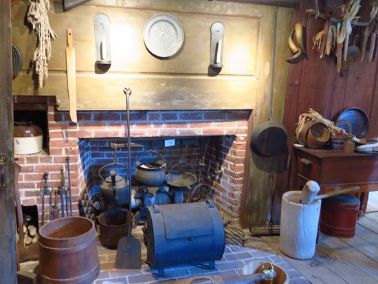 colonial fireplace Picture of Woodman Institute Museum colonial fireplace
