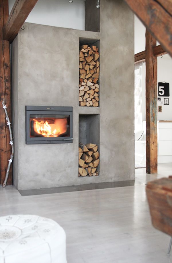 Concrete Fireplace Awesome 6 Ways to Warm Up A Modern Interior