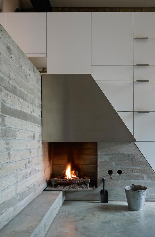 Concrete Fireplace Awesome Whistler Street Coffey Architects London