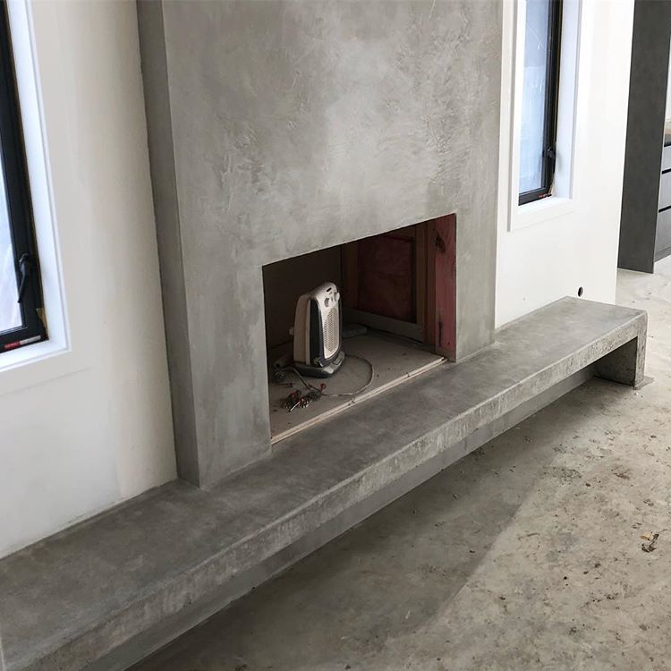Concrete Fireplace Luxury Raw Concrete Imperfections and All Pretty Happy How This