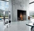 Concrete Fireplace New the Stunning View Okay the Fireplace is Nice Also
