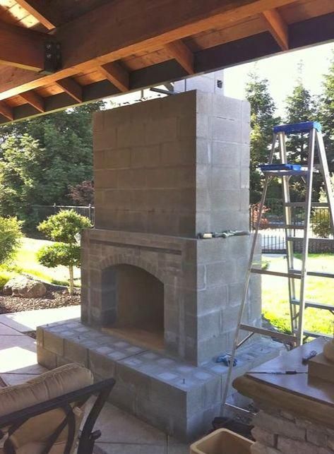 Concrete Outdoor Fireplace Awesome Building An Outdoor Fireplace Building Outdoor Building An