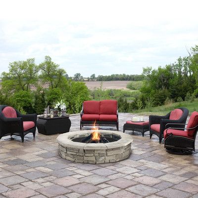 Concrete Outdoor Fireplace Elegant Random Stone Concrete Wood Burning Fire Pit In 2019