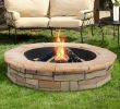 Concrete Outdoor Fireplace Luxury Random Stone Concrete Wood Burning Fire Pit