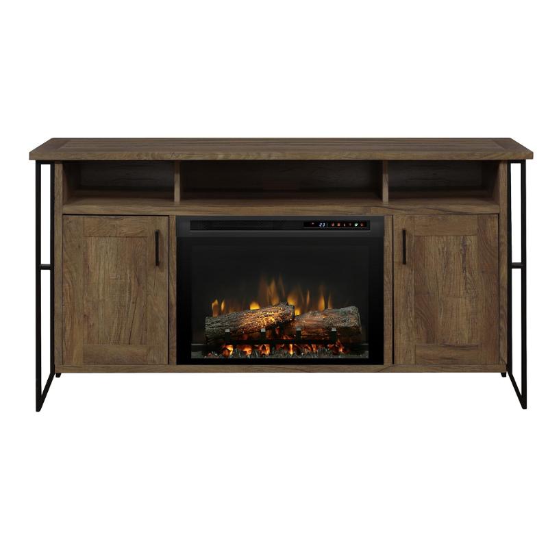 Console Fireplace Beautiful Dm2526 1873fm Dimplex Fireplaces Tyson Media Console In Farmhouse Chestnut Finish