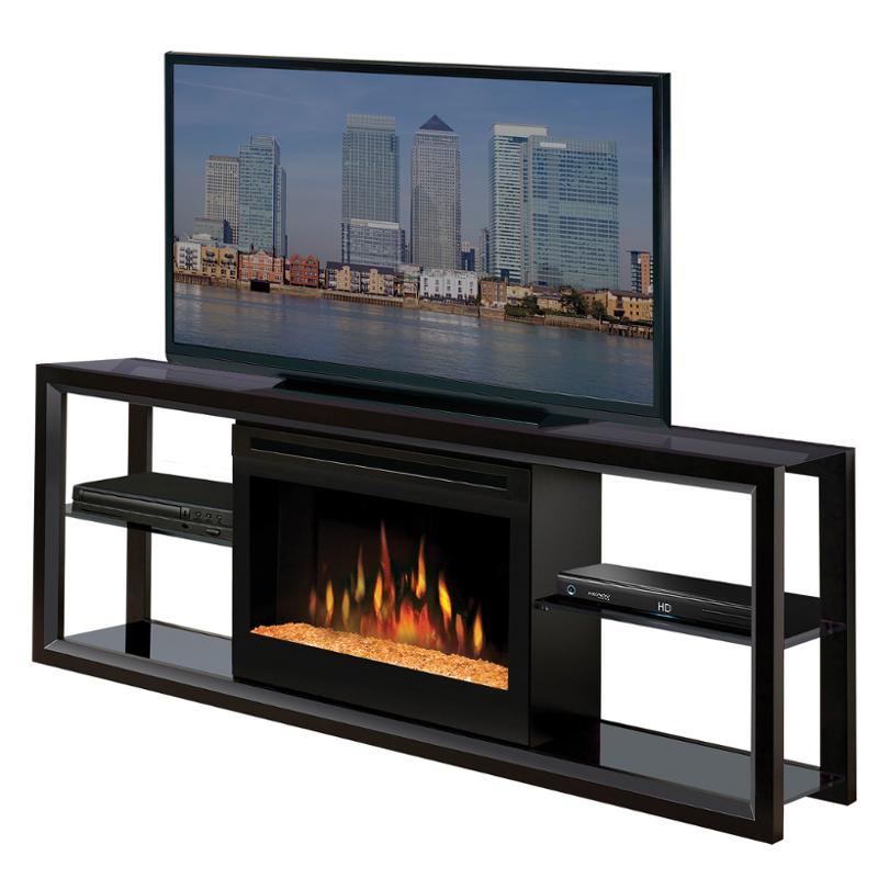 Console Fireplace Elegant Sam B 3000 Mc Dimplex Fireplaces Novara Black Mantel Media Console with 25in Fireplace with Glass Ember Bed