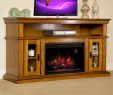 Console Fireplace Luxury 3 Brookfield 26" Premium Oak Media Console Electric
